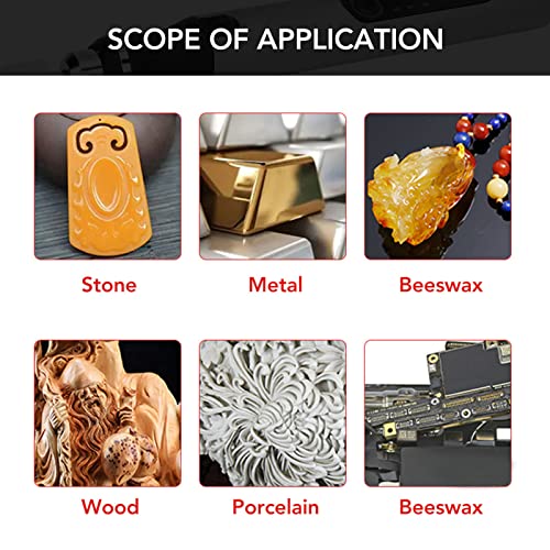 Mini Electric Engraving Pen, 10W 3 Gear Polishing Pen Small Grinder 5V USB Rechargable DIY Engraver Pen for Jewelry Wood Glass Stone Carving