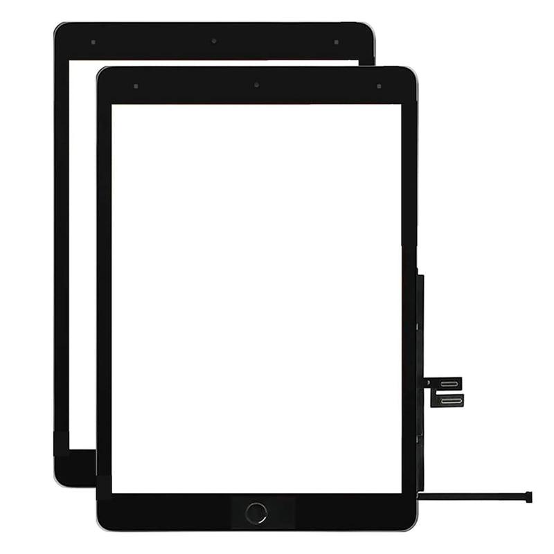 for iPad 9 (9th Generation) A2602 A2603 A2604 A2605 Screen Replacement 2 Pack 10.2 Inch Digitizer, for iPad 9th Gen Touch Screen Digitizer Replacement (2021 Released) with Home Button(Black) Black