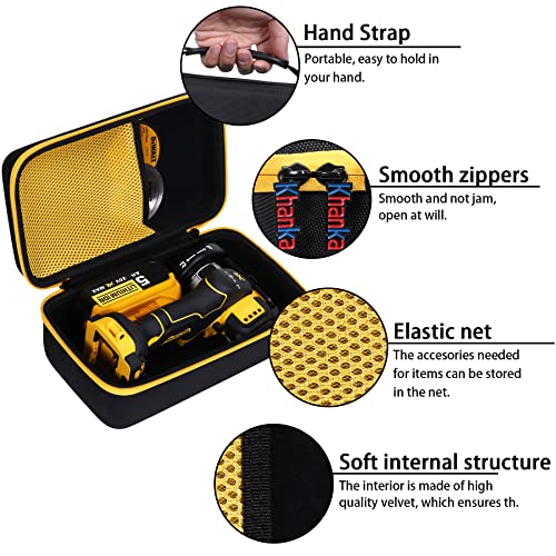 khanka Case for DEWALT DCS438B Cut Off Tool + ToughSound Pro Bluetooth Speaker, Case Only