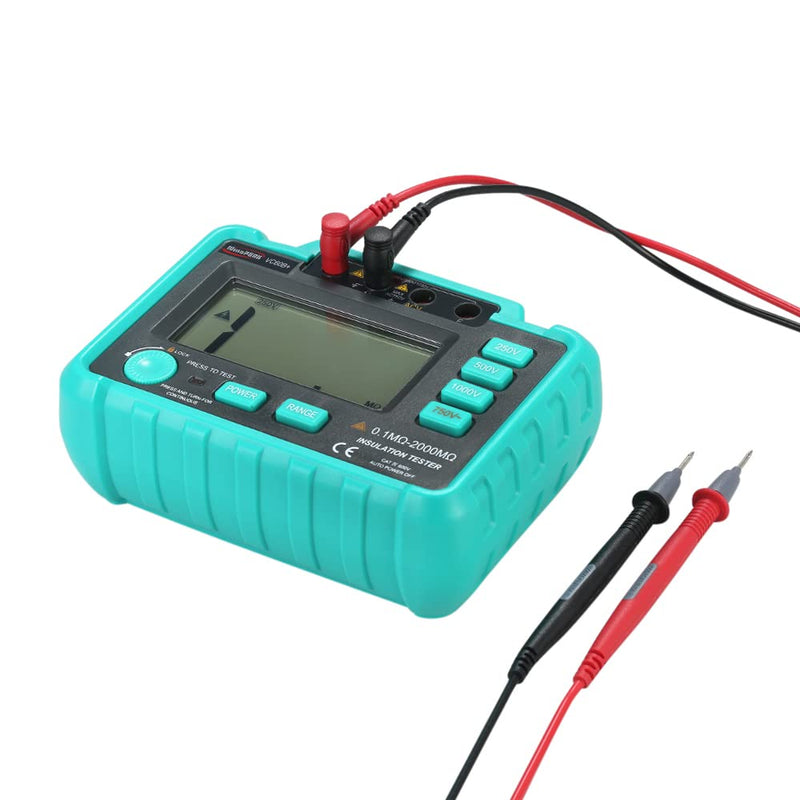 VC60B+ LCD Digital Insulation Resistance Tester Megohm Meter Megohmmeter DC250V/500V/1000V AC750V