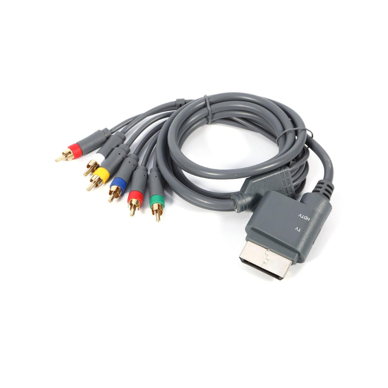 6ft Component HDTV Video & RCA Stereo AV Cable Cord for Microsoft Xbox 360 / Xbox 360 Slim