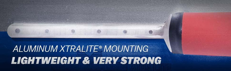 Marshalltown Fully Rounded Concrete Finishing Trowel, Blue Steel Blade, DuraSoft Handle, 20 x 4, Assembled in USA, MXS20BRD