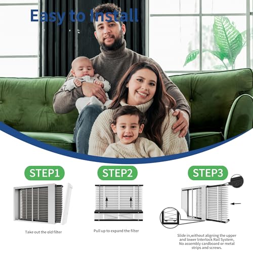 1 Pack, 210 Replacement Filter, Compatible with AprilAire 210 Whole House Air Purifiers Models,1210,1620,2210,2216,3210,4200,MERV 11 HVAC Furnace Filter Replacement,20x25x4inch Air Filter 210-1Pack