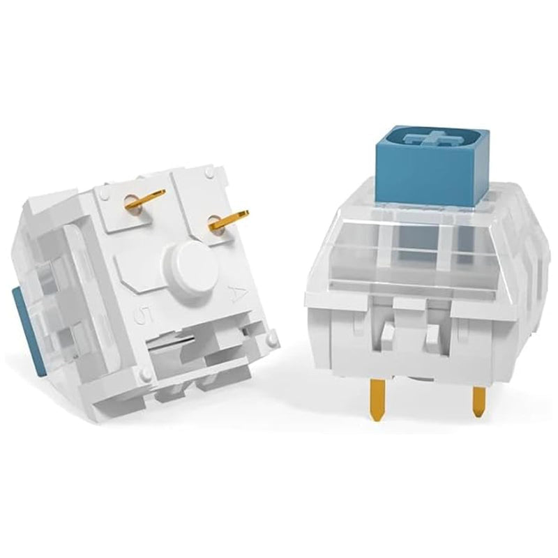 Kailh Box Heavy Blue Switches for DIY Mechanical Keyboard,3-pin/60gf Clicky/RGB/LED/IP56 Water&Dustproof/Long Life switches(Blue,36pcs) 36PCS