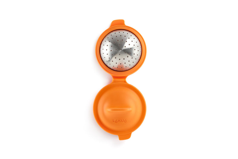 Lekue Poached Egg Maker/Poached Egg Cooker Set of 2, Orange