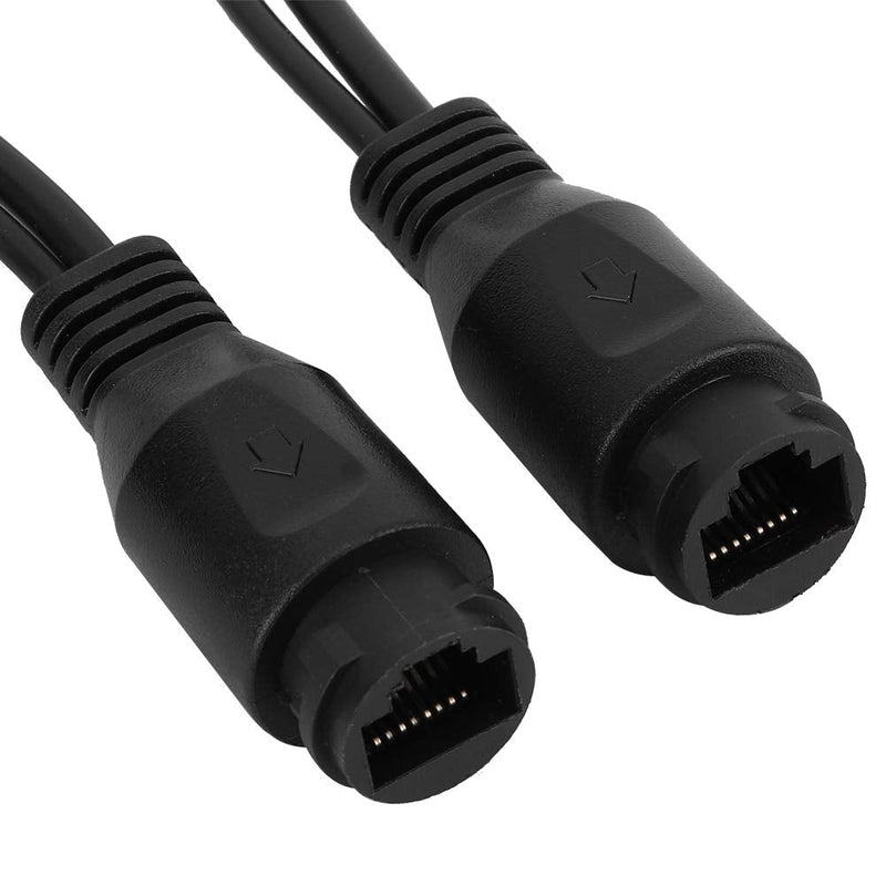 12V PoE Adapter, Power Over Ethernet Passive POE Adapter Cable Splitter Injector for Surveillance Camera(Black)