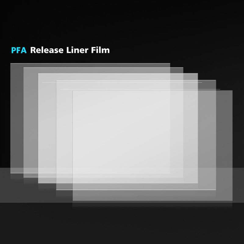 ELEGOO 5PCS PFA Release Liner Film for Saturn 2/8K/3/4/4 Ultra/4 Ultra 16K Resin 3D Printer 273x176mm, 0.127mm Thickness with Stronger Release Functionality and 92% Light Transmittance Saturn 3/4/4 Ultra/4 Ultra 16K/2/8K-5PCS