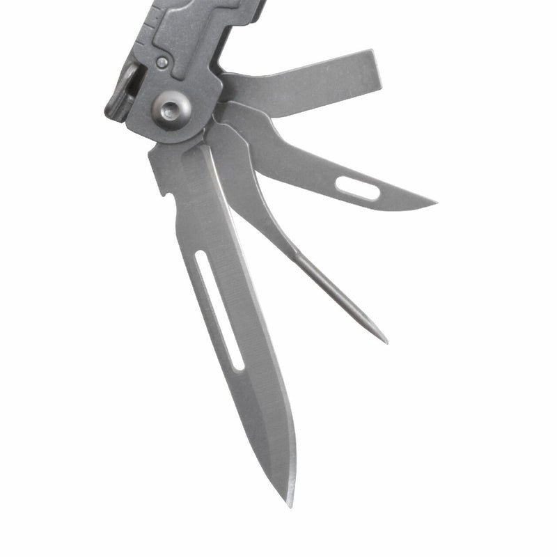 SOG PowerAccess Stainless Steel Multi-Tool Well-Rounded One-Handed Lightweight Daily Pocketable for Backcountry 18 Tools, Stone Wash