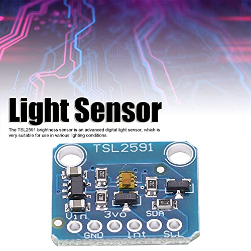 TSL2591 High Dynamic Digital Light Sensor I2C Interface with Infrared and Full Spectrum Diodes 3.3-5V