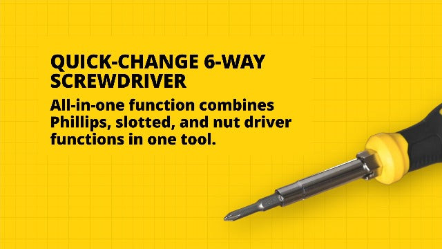 STANLEY Screwdriver Set, 10 Piece, Cross-Tip & Slotted (STHT60799)