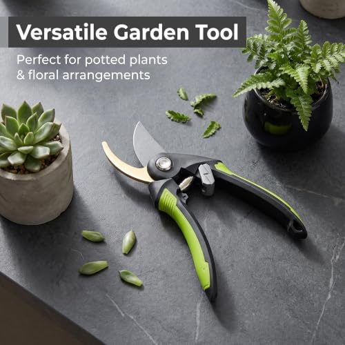 Pruning Shears 8.6 inch SK5 Steel Garden Scissors