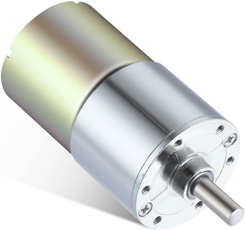 ICQUANZX DC Gear Motor 12V 200R High Torque Electric Micro Speed Reduction Gear Motor with Center Output Shaft Diameter Gearbox