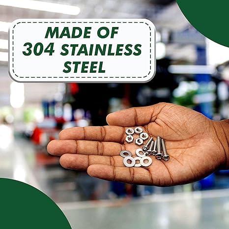 3 in 1 Rubber Grommets for Wiring in 18 Different Sizes (125 Pcs), Nuts and Bolts Assortment Kit (900 Pcs) & Metric Nuts and Bolts Screws Kit in 30 Sizes (890pcs)