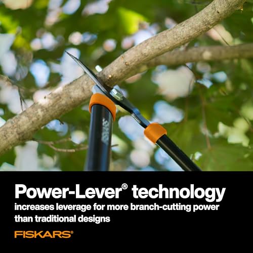 Fiskars 28" Power-Lever Garden Bypass Loppers, 1.75" Cut Capacity 28" Lopper
