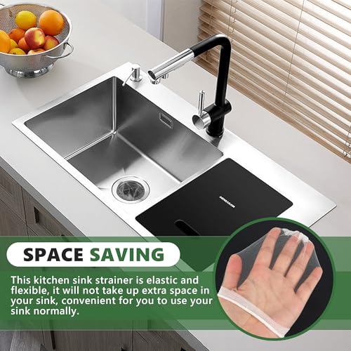 Pack of 300 Disposable Sink Strainer Bags, Sink Filter, Kitchen Sink Strainer, Disposable | for sink garbage bags kitchen sink strainer bag filter bags polyester sink strainer for kitchen, sink, bathroom