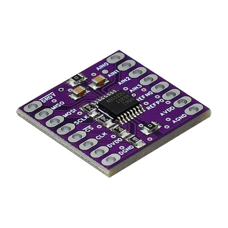 ADC module, DC 3V-5V ADS1220 24Bit ADC Module SPI AD Converter Analog to Digital Signal Convert Module