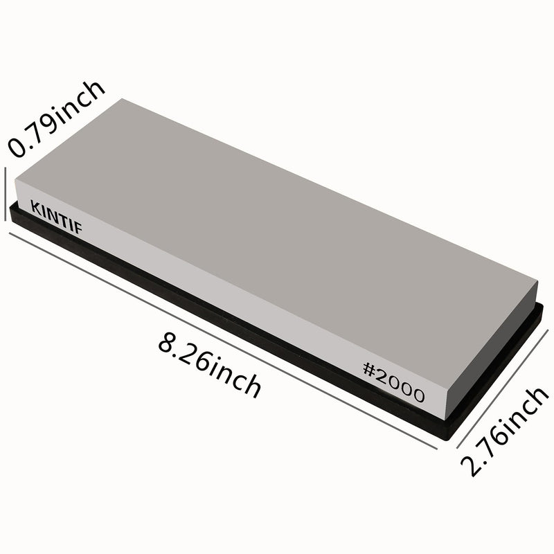 Whetstone Knife Sharpening Stone Medium Grit #2000, Strong grinding power, Splash and go, Cuts fast, Not clog, Whetstone knife sharpener, Sharpening Stones for Knives #2000 Grit