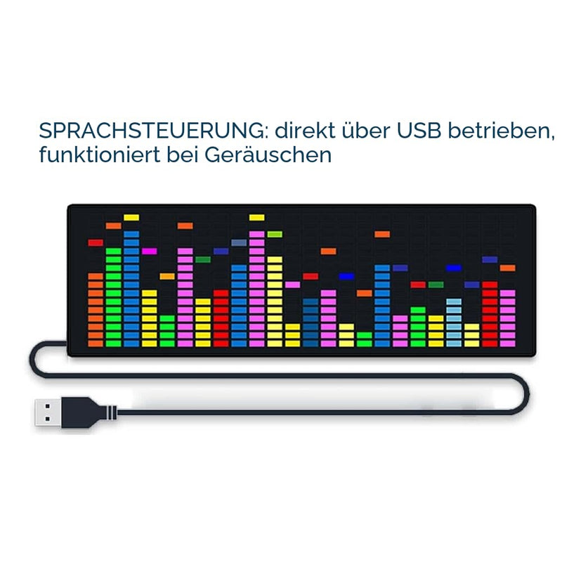 SPORTARC LED Music for Spectrum Display, VU Meter Display, Analyzer, Audio Connect Rhythm Lights, RGB Audio Level Indicator, Amplifier Board, Music Visualization Device