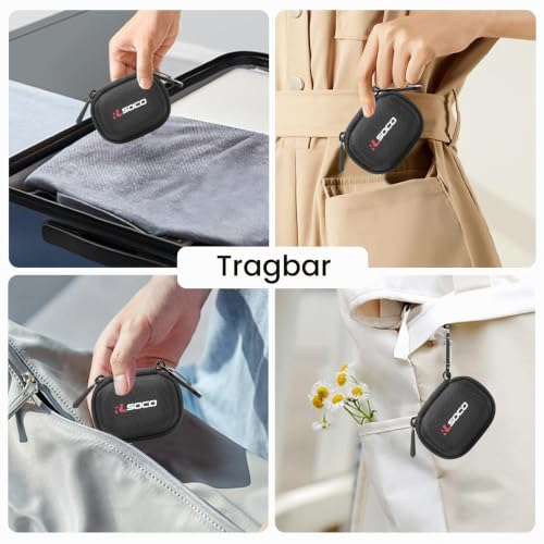 RLSOCO Bag for Beurer PO 30/PO 45/PO 40/PO 60/PO 80 & for PULOX PO-200 Solo/PO-200A Solo/PO-100/PO-250 & for Braun YK-81CEU Pulse Oximeter and More (Bag Only)