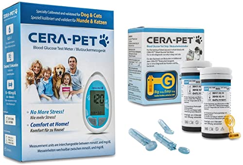 100 x Cera-Pet Lancets Compatible with the Blood Glucose Monitor for Dogs and Cats I for Low Pain Blood Removal in Dogs and Cats I Sterile Blood Lancets I CE Certified