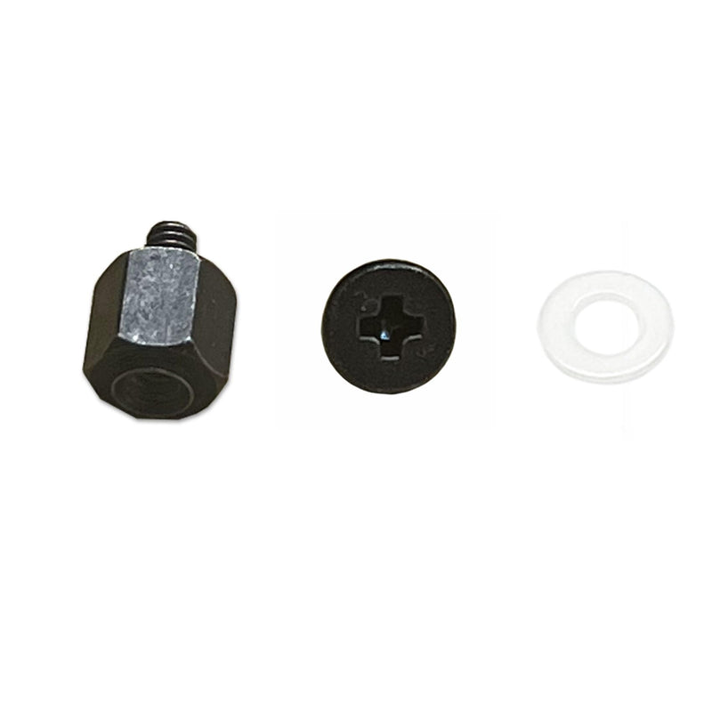 M.2 Screw Kit for ASUS Motherboard, Replacement M.2 SSD Mounting Screws with Standoffs, Screwdriver, 4 Sets Black, Compatible with NVMe NGFF SSD for Desktop PC