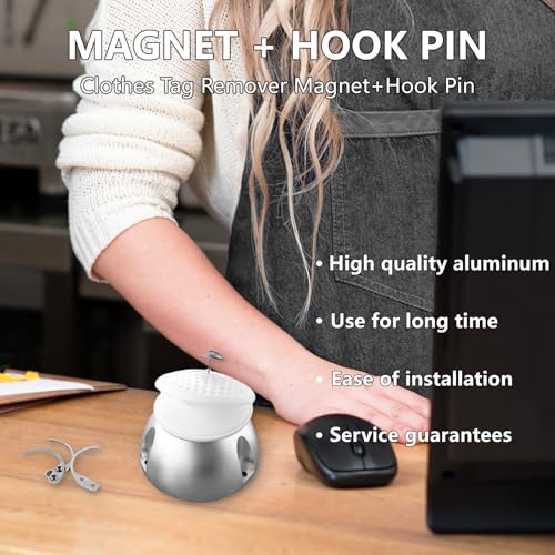 Magnetic Remover for Security Labels, 15000GS Anti-Theft Clothing Removal, Magnetic Security Labels Remover, EAS Systems, Magnetic Remover with Mounting Holes