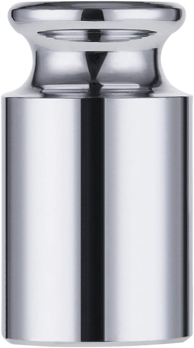 WedDecor 500g Calibration Weight with Accurate Precision, Nickel-Plated Stainless Steel Gram Scale for Digital, Pocket, Jewelry, Laboratory, Kitchen, Letter - Silver