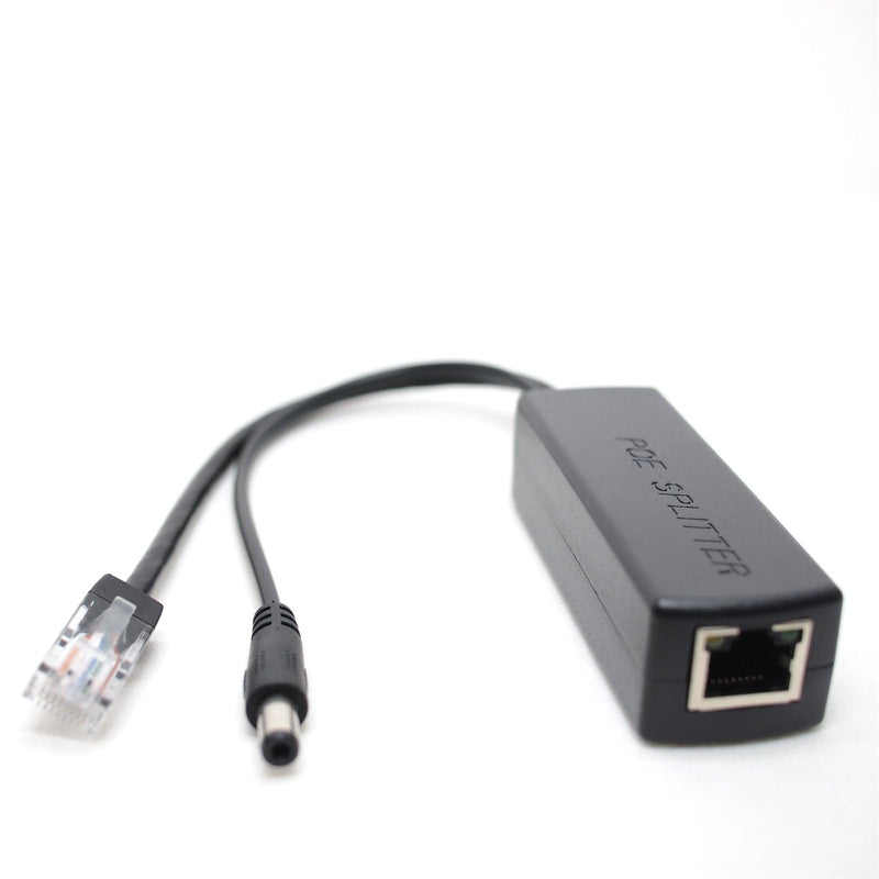 Gigabit Active PoE Splitter Power Over Ethernet 48V to 12V 10/100/1000Mbps