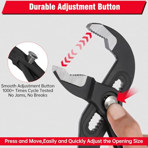 Water Pump Wrench for Home Repair 16 inch Slip Pliers Comfortable Handle Pliers Hand Tools