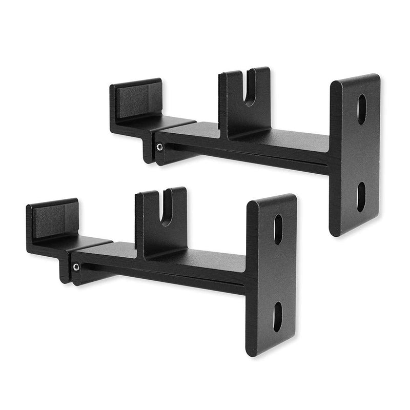 Adjustable Soundbar Wall Mount, Universal Sound Bar Bracket for Mounting Under TV, Compatible with SONOS Samsung LG VIZIO Bose ROKU Soundbar, Black