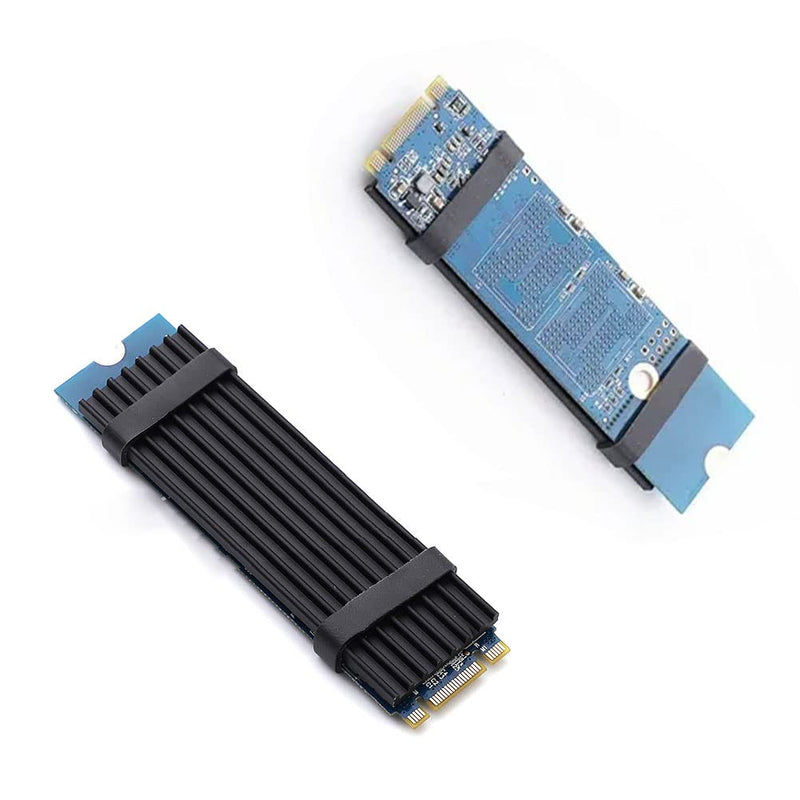 M2 SSD Heatsink, 3 Sets M.2 Thermal Pads, Cooler Set Heatsink, Aluminum Cooler with Silicone Thermal Pad, Semiconductor Devices Cooler, Heatsink 2280 PCIE NVME CPU Cooling for 2280 M.2 SSD M2 Heatsink