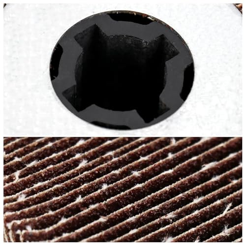 Flap Sanding Drum 4.5"x4", 120 Grit, Aluminum Oxide, 3/4" Arbor A2 Fine Medium