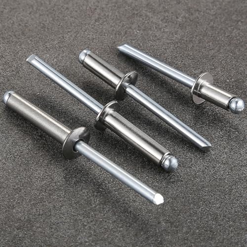 Wensilon (150Pcs) 1/4"x1/2" stainless steel blind pro Rivets,Steel handle and stainless steel mandrel 1/4"x1/2"
