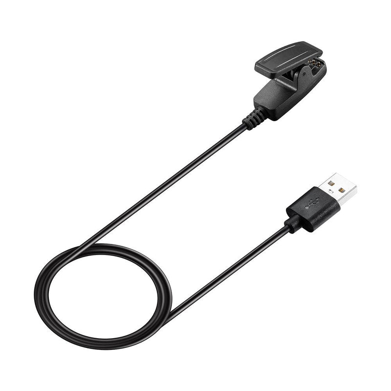 Kissmart Charger for Garmin Vivomove HR, Replacement USB Charging Cable Clip Cord for Vivomove HR Smart Watch (Black)