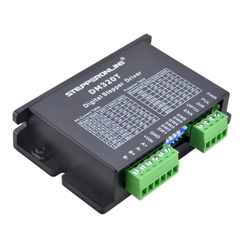 STEPPERONLINE DM320T Digital Stepper Motor Driver 0.3-2.2A 10-30VDC | Stepper Motor Driver For Nema 8,11,14,16,17 Stepper Motor CNC