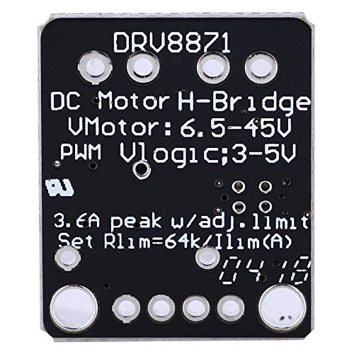 Fafeicy DRV8871 H-bridge Motor Driver Module, DC 6.5-45V 3.6A PWM Control with 4 Integrated Protection Functions, for Robots and Power Tools, Motor Bidirectional Control