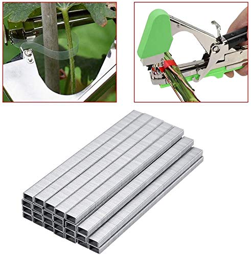 Branch Binding Nail, 10000pcs Plant Tapener Staples Garden Plant Tying Machine Tape Tool for Grapes Raspberries Tomatoes and Vining Vegetables