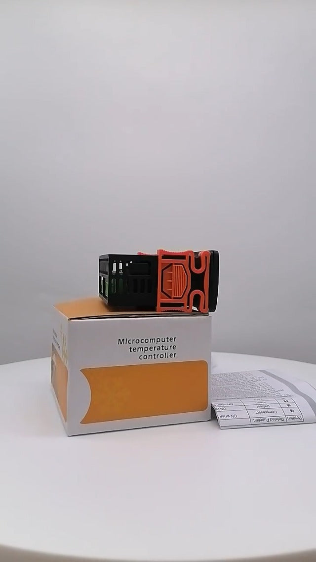 Digital Temperature Controller, Microcomputer Temperature Controller, Fahrenheit Celsius, Switchable Cooling Controller for Refrigerator, 230VAC