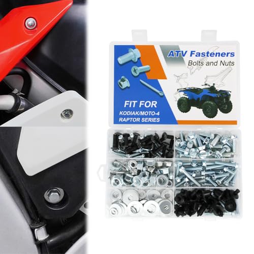 200PCS Fasteners Bolts Kit Fit for Raptor/Kodiak/YFM Models