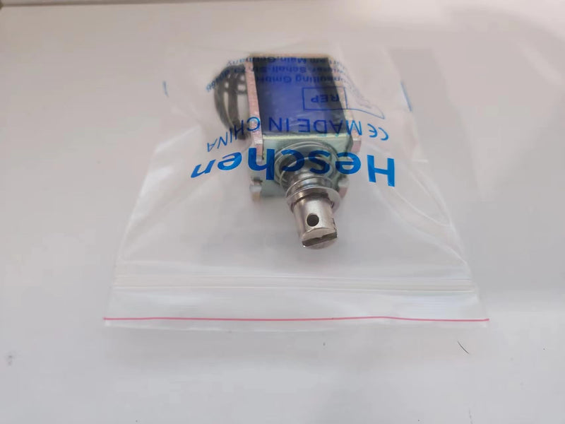 Hechen electromagnet, HS-1039, DC24V, 25N, 10mm stroke, push pull type, open frame door lock