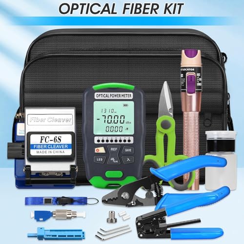 Fiber Optic Termination Tool Kit 10-in-1, Fiber Optic Tool Kit
