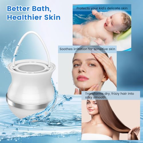 Bath Filter for Tub Faucet, Upgraded Bath Water Filter Removes 99% Chlorine