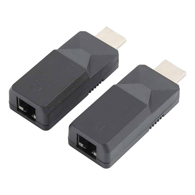 gernie HDMI Transmitter and Receiver, 165ft RJ45 to HDMI Extender Cat5 Cat6 Ethernet Wireless HDMI Transmitter Receiver Full HD 1080P HDMI Long Distance Extender Adapter for Laptop, PC