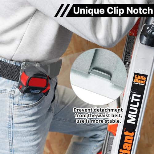 MELOTOUGH Drill Holder for Tool Belt, Drill Clip,Tape Holder for Tool Belt,Tape Measure Holder,Measuring Tape Holder