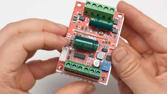 lyrlody Brushless Electric Motor Regulator 400W BLDC Three-Phase Brushless with Hall Regulator Forward and Reverse for 6-60V Three-phase Motors