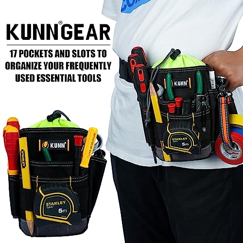 KUNN Tool Pouch with Belt Clip & Electrical Tape Holder