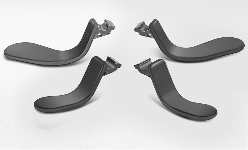 Elite Controller Paddles - OEM Metal Stainless Steel Replacement Parts Accessories with 1 D Pad for Xbox Elite Series 2 & 1 and Core Controller Gray