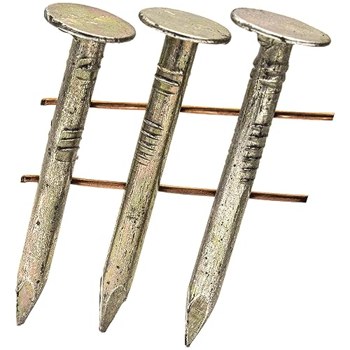 1-1/4" x .120" - 15 Degree - Wire Weld Coiled Roofing Nails - Electro-Galvanized - Small Box ~360 Nails 1¼" x .120"
