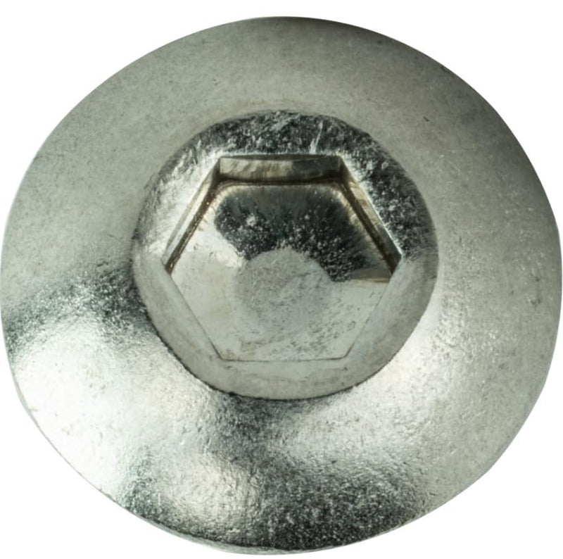 Fastenere Button Head Socket Cap Screws - 8-32 x 7/16" (50 Pack) Stainless Steel 18-8, Full Thread, Bright Plain Finish, Corrosion-Resistant, Machine Thread, Easy to Install w/Allen Socket Drive 8-32 x 7/16" (50 Pack)