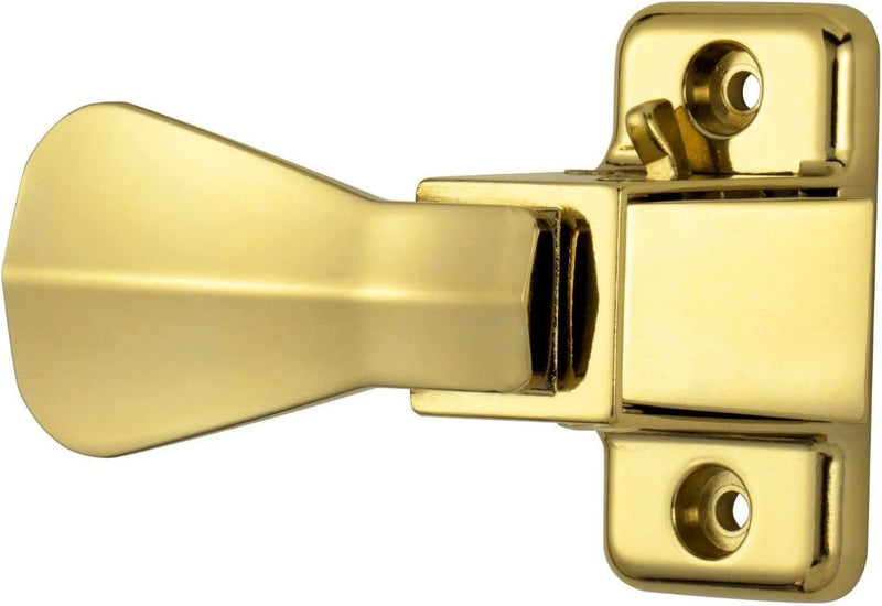 Ideal Security GL Lever Handle Set for Storm Doors and Screen Doors, Storm Door Handle Replacement, Screen Door Handle, Bright Brass